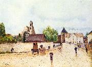 Alfred Sisley Moret am Loing im Regen France oil painting artist